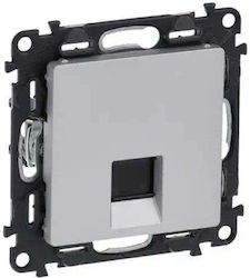 Rj45 Cat 5e Компютърен Контакт Utp Valena Life Legrand Алуминий Rj45 Cat 5e Компютърен Контакт Utp Valena Life Legrand Алуминий