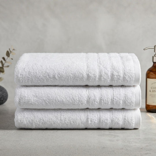 Olia Home Hotel Towel Face 90x50cm White