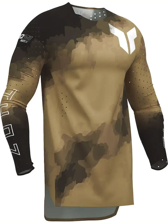 Thor Jersey Carbon Sportmode Brown