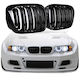 Diederichs 242540 Mask Hearts BMW 3 E46 99-03 Coupe Cabrio M4 Look Double Grille Black Glossy 2 Pieces