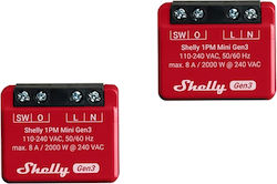 Shelly Comutator Inteligent Wi-Fi Bluetooth ZigBee și RF 10A Cu Telecomandă 2 Bucăți Shelly Comutator Inteligent Wi-Fi Bluetooth ZigBee și RF 10A Cu Telecomandă 2 Bucăți