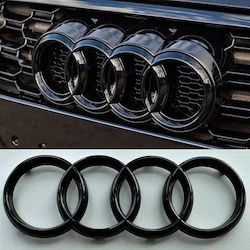 Σήμα Audi Μαύρο 272mm Audi A4 A3 A5 A6l A7 A4l Q3 Q5 Q7 Σήμα Audi Μαύρο 272mm Audi A4 A3 A5 A6l A7 A4l Q3 Q5 Q7