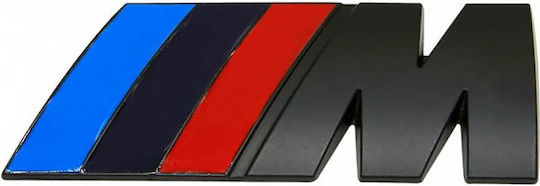BMW M 3D Sticker Badge 5.5 X 2 Cm BMW M3 M4 M5 E34 E36 E61 E39 E60 E90 X1 X5 X3 X7 X6 F10 F20 G20 Black 1 Piece