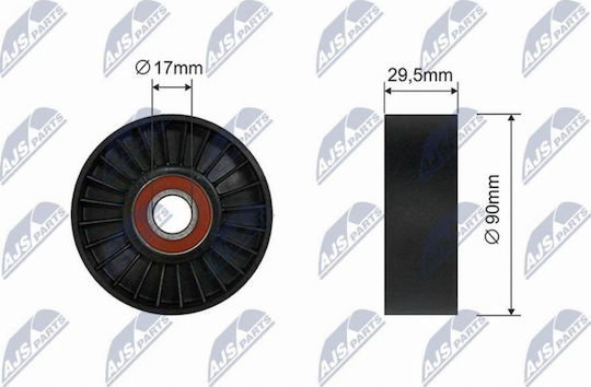 Riemenscheibe für Autotriebwerk Riemen Poly-v Dodge Caravan 1995-2001 3.0l MPV Plymouth Voyager Großer Voyager 1995-2001 3.0l MPV