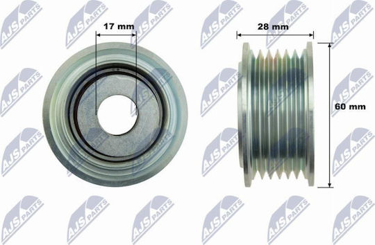 Τροχαλία Παρέκκλισης Ιμάντας Poly-v Audi A8 D5 2017-0 3.0l Sedan Vw Amarok 2010-2022 3.0l Pickup Vw Amarok Platform Chassis 2011-2022 3.0l Van