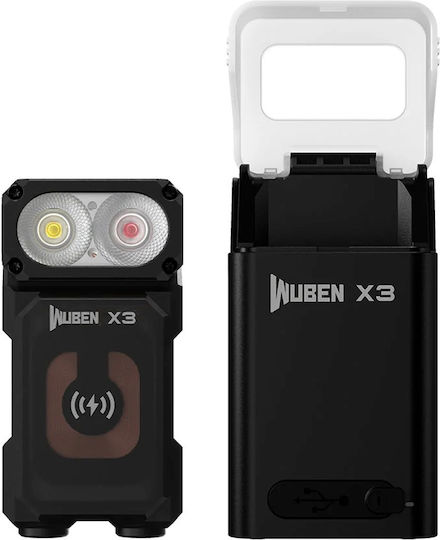 Wuben Rechargeable LED Flashlight with Maximum Brightness 700lm