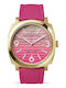 Ice Womens Watch 45mm Battery With Pink Metal Bracelet