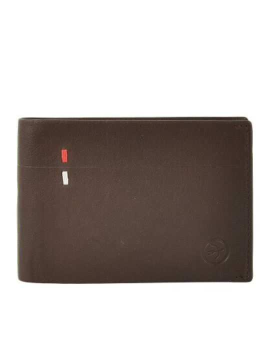 Δερμάτινο Ανδρικό Πορτοφόλι με RFID Καφέ