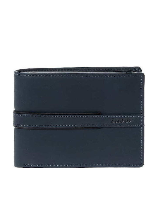 Lavor Leather Men's Wallet with RFID Blue