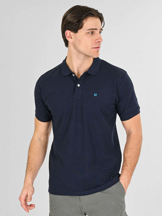 Rebase Polo Μπλούζα Navy Μπλε