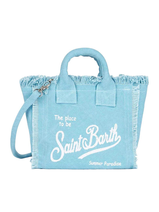 MC2 Beach Bag Made of Canvas Light Blue