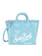 MC2 Beach Bag Made of Canvas Light Blue