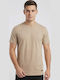 Herrenblusen T-Shirts Beige