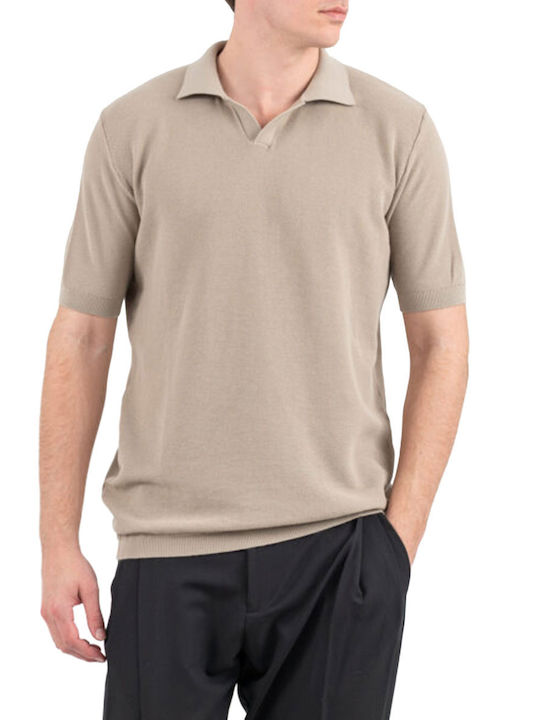 Vittorio Artist Polo Sweater Beige