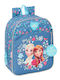 Frozen District Schulranzen Rucksack Blau 22 x 10 x 27cm