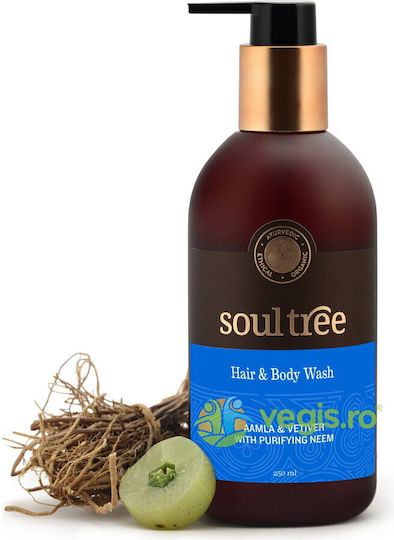 Shampoo Shower Gel Amla Vetiver Neem 250ml
