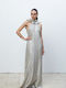 Maxi Dress for Wedding Christening Ecru