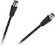 DM Pro Cablul Antenă Coaxial Masculin - Coaxial Feminin Negru 5m DM-RF-5B 1 Bucată