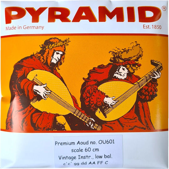 Pyramid Μονή Nylon Χορδή για Ούτι