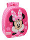Minnie Mouse Pink Backpack School Bag 27 x 10 x 33 cm