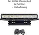 Led Super Triple-row 480watt Aδιάβροχη Μπάρα & Πλεξούδα & Bull-bar 16000lm-12/24volt Tc-402