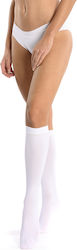 Scudovaris Calf High Socks 18-24 mmHg White