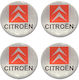 Autocolante Capacele Roți Citroen Email 55mm Set 4 Bucăți
