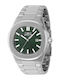 Invicta Herrenuhr 41mm Batterie mit Silber Metall-Armband