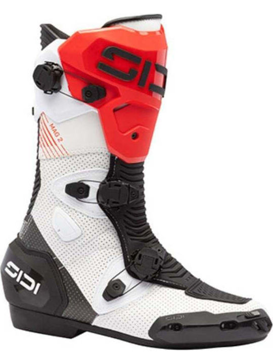 Sidi AIR Ανδρικές Μπότες White / Black / Red