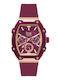 Ice Womens Watch 45mm Battery With Pink Rubber Strap