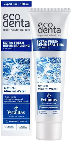 Extra Fresh Remineralizing Toothpaste Vytautas Mineral Water 100ml