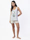 Admas Summer Women's Grey Pyjama Set