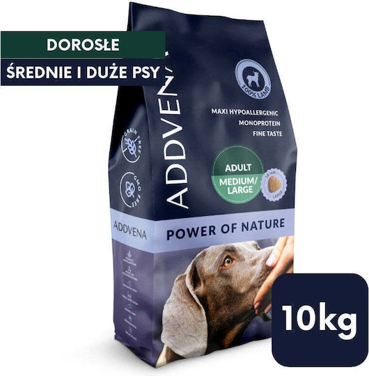 Nature 10kg Dry Food for Adult Dogs of Medium and Large Breeds with Lamb