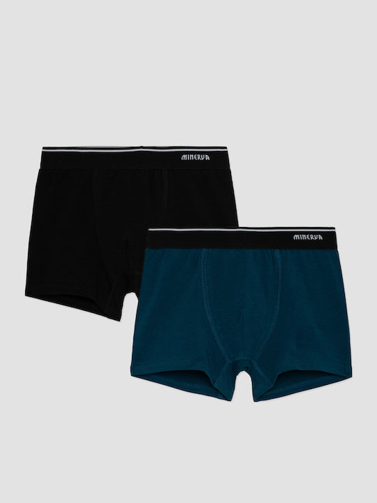 Teens Kids Black Boxer