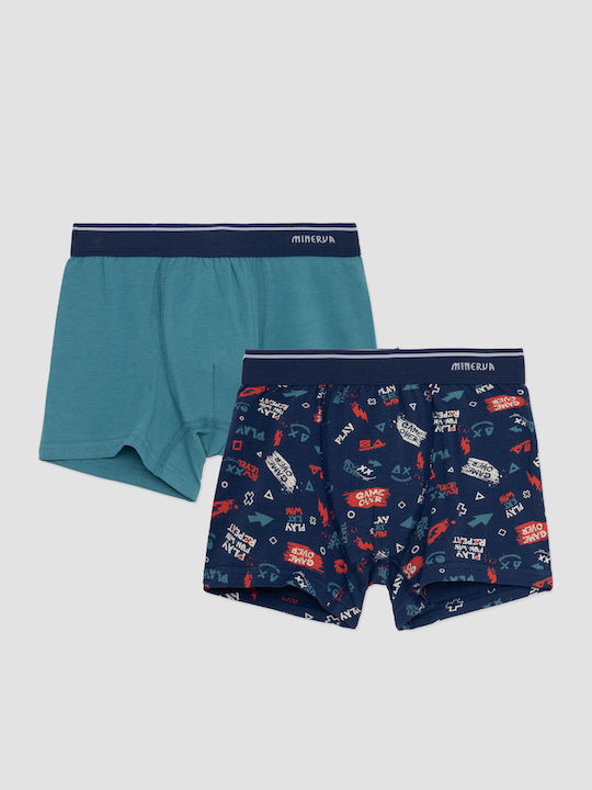 Teens Kinderunterwäsche Boxer Blau