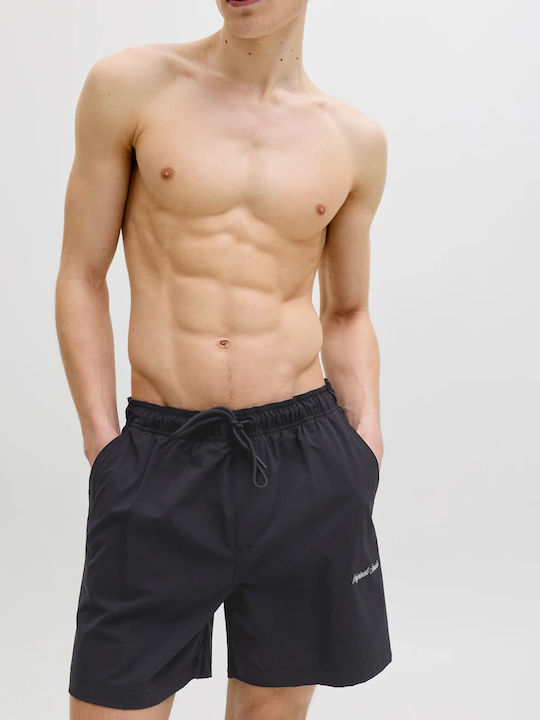 Jack & Jones Ανδρικό Μαγιό Σορτς Μαύρο