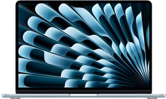 Apple MacBook Air 13.6 Zoll IPS Retina Display Modell M5-10-Core/16GB/512GB SSD/8-Core GPU mit Ladegerät 40W Himmelblau (US Tastatursprache)
