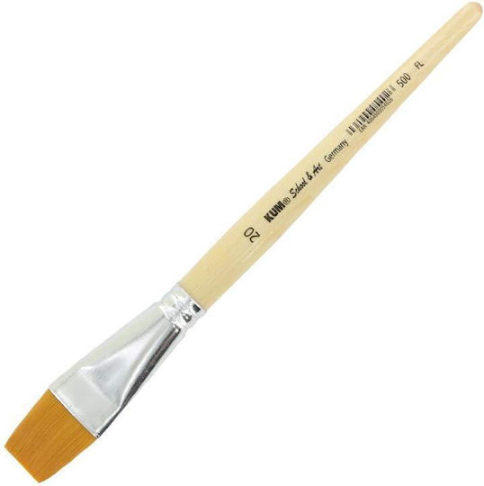 Wedo School Art Brush Flat 20 Mm Synthetic Hair