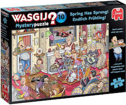 Jumbo Wasgij Mystery 10 Пъзели Най-накрая Пролет 1000 Части 68 X 49 См