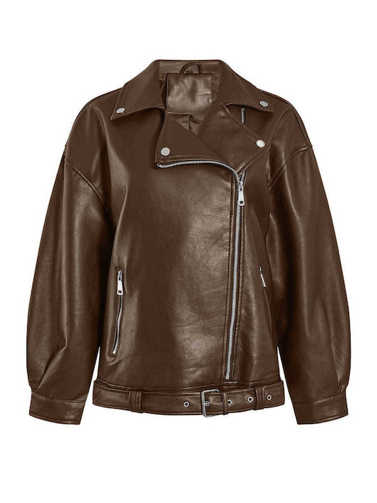 Celestino Women's Biker Artificial Leather Jack...