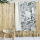 Beach Towel Two Sides Fegia Green Nima Beach Towel 90x160cm 100 Cotton