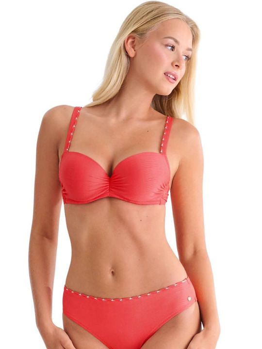 Bikini Σουτιέν με Ενίσχυση Πορτοκαλί