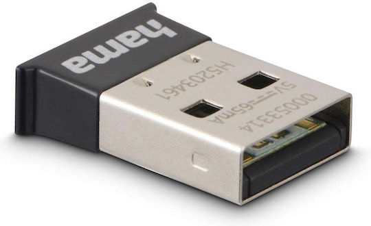Hama Bluetooth Нано Адаптер Версия 5.4 Клас 2 До 10м