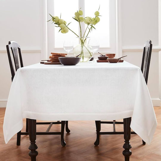Kotonia Home Τραπεζομάντηλο White 140x140εκ.