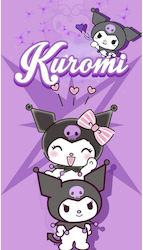 Kuromi Kinder-Strandtuch 70×140