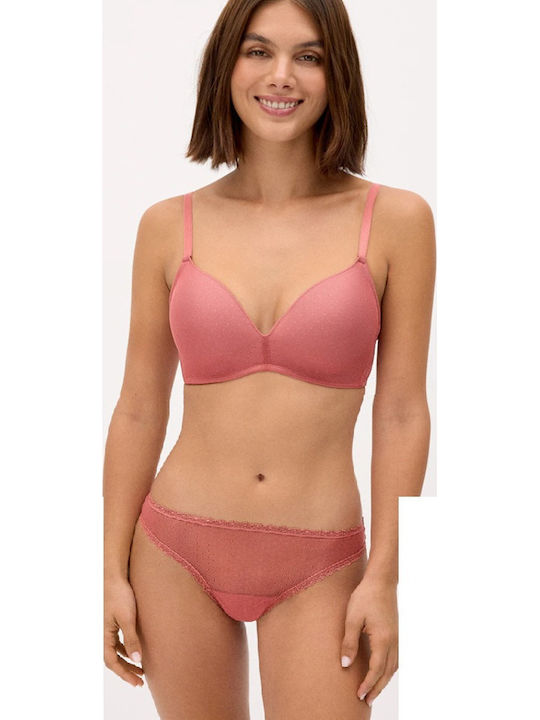 Ysabel Mora Underwear Set Bra With Brazil Orange