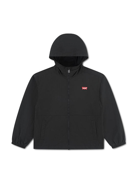 Kids Casual Windproof Jacket Black