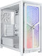 Corsair Frame 4000X RS Gaming Midi Tower Computer Case with Side Window and ARGB Lighting White