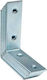 Suki Corner Shelf Made of Metal in Silver Colour 60x60mm 8 Pieces