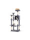 Costway Cat Scratching Post Pole Gray 158x48x60cm